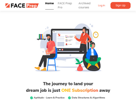 'faceprep.in' screenshot