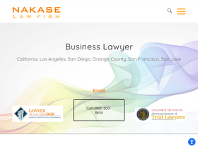'nakaselawfirm.com' screenshot