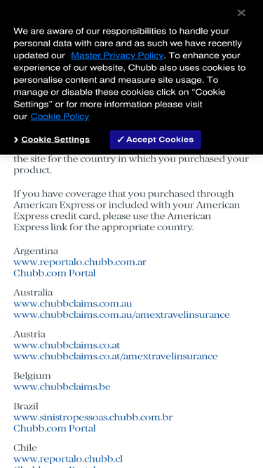 chubbclaims.com