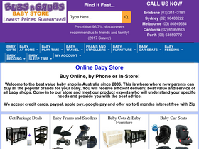 'bubsngrubs.com.au' screenshot