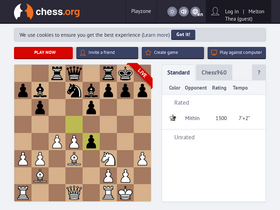 Playing 1min chess online at Flyordie 