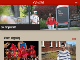 'cortland.edu' screenshot