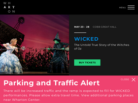 'whartoncenter.com' screenshot