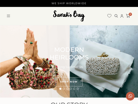 sarahsbag.com homepage screenshot