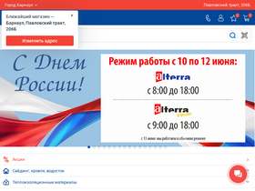 'tg-alterra.ru' screenshot