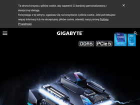 'gigabyte.pl' screenshot