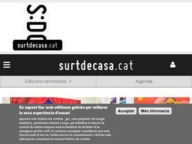 'surtdecasa.cat' screenshot