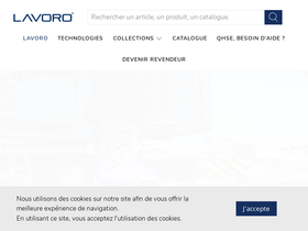 lavorofrance.fr homepage screenshot