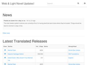 'wlnupdates.com' screenshot