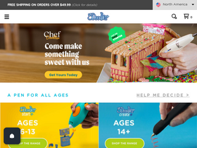 'the3doodler.com' screenshot