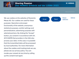 'ligna.de' screenshot