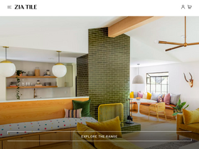 'ziatile.com' screenshot