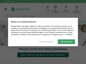 'naturitas.nl' screenshot