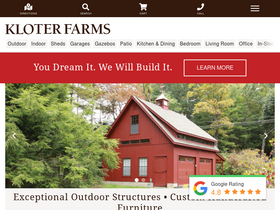 'kloterfarms.com' screenshot