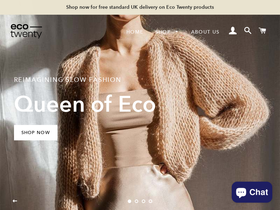 ecotwenty.com homepage screenshot