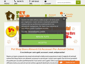 'alimentianimalionline.it' screenshot