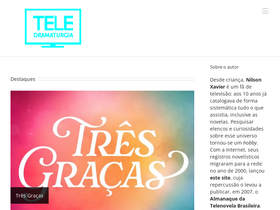 'teledramaturgia.com.br' screenshot