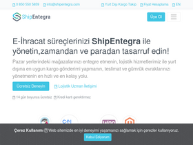 'shipentegra.com' screenshot