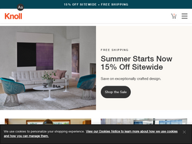 'knoll.com' screenshot