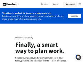 'timehero.com' screenshot