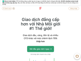 'fxpro.vn' screenshot