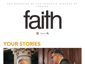 'faithmag.com' screenshot
