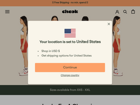 cheak website screenshot