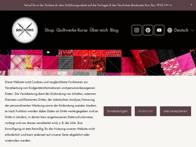 quiltwerke.com homepage screenshot