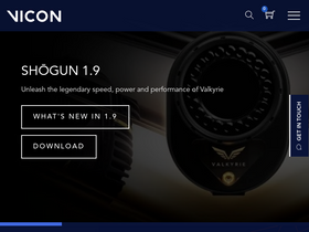 'vicon.com' screenshot