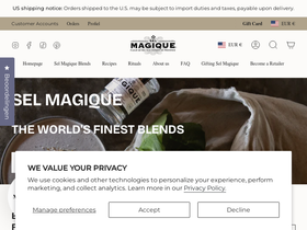 selmagique.eu homepage screenshot