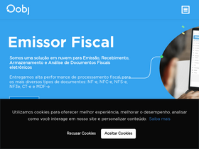 'oobj.com.br' screenshot