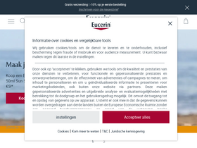 'eucerin.nl' screenshot