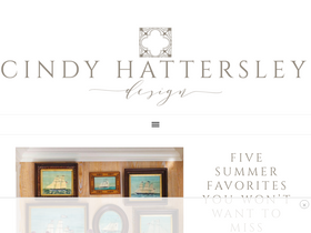 'cindyhattersleydesign.com' screenshot