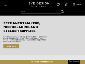 eyedesignstore.com homepage screenshot