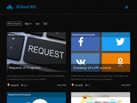 'scloud.ws' screenshot