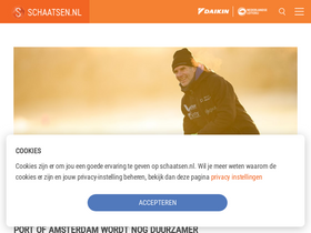 'schaatsen.nl' screenshot
