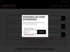'gmcoffers.ca' screenshot