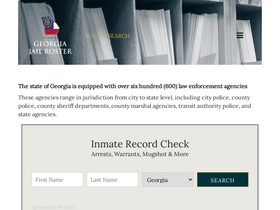'georgiajailroster.com' screenshot