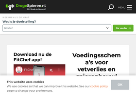 'drogespieren.nl' screenshot