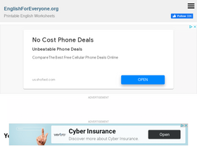 'englishforeveryone.org' screenshot