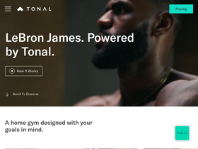 'tonal.com' screenshot