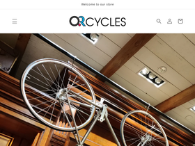 qrcycles.com homepage screenshot