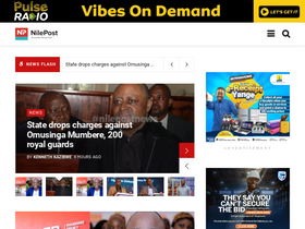 'nilepost.co.ug' screenshot