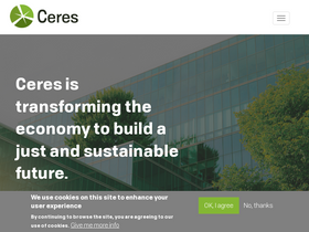 'ceres.org' screenshot