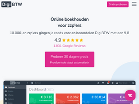 'digibtw.nl' screenshot