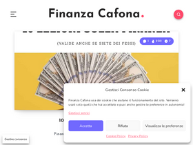 'finanzacafona.it' screenshot