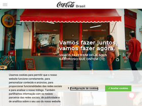 'cocacolabrasil.com.br' screenshot
