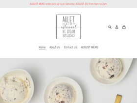 auletdairy.com homepage screenshot