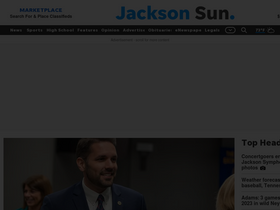'jacksonsun.com' screenshot