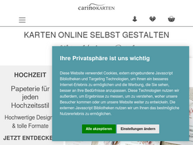 'carinokarten.de' screenshot